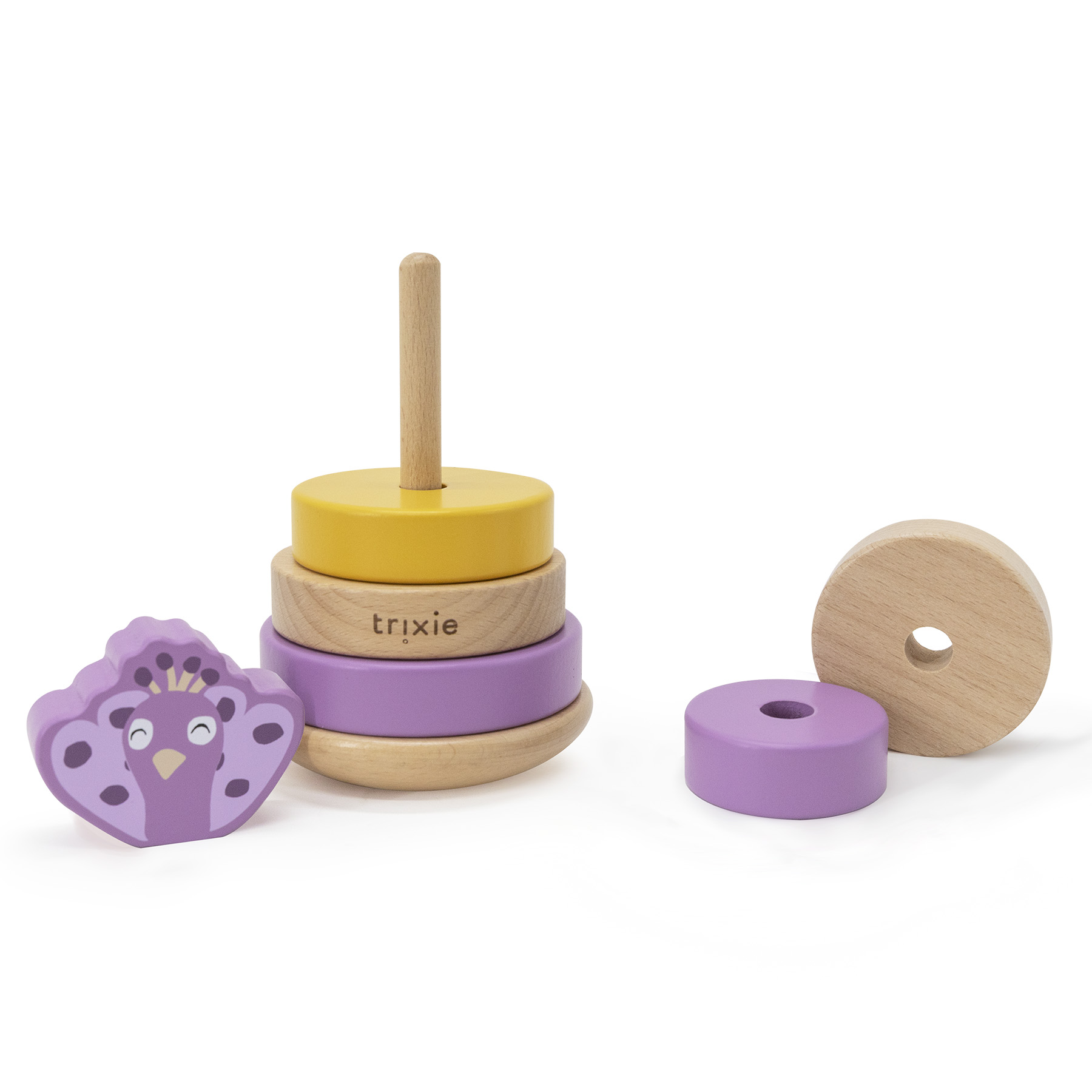 Torre apilable de madera - Mrs. Peacock